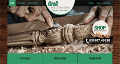 Desktop Screenshot of groll-feinholz.de
